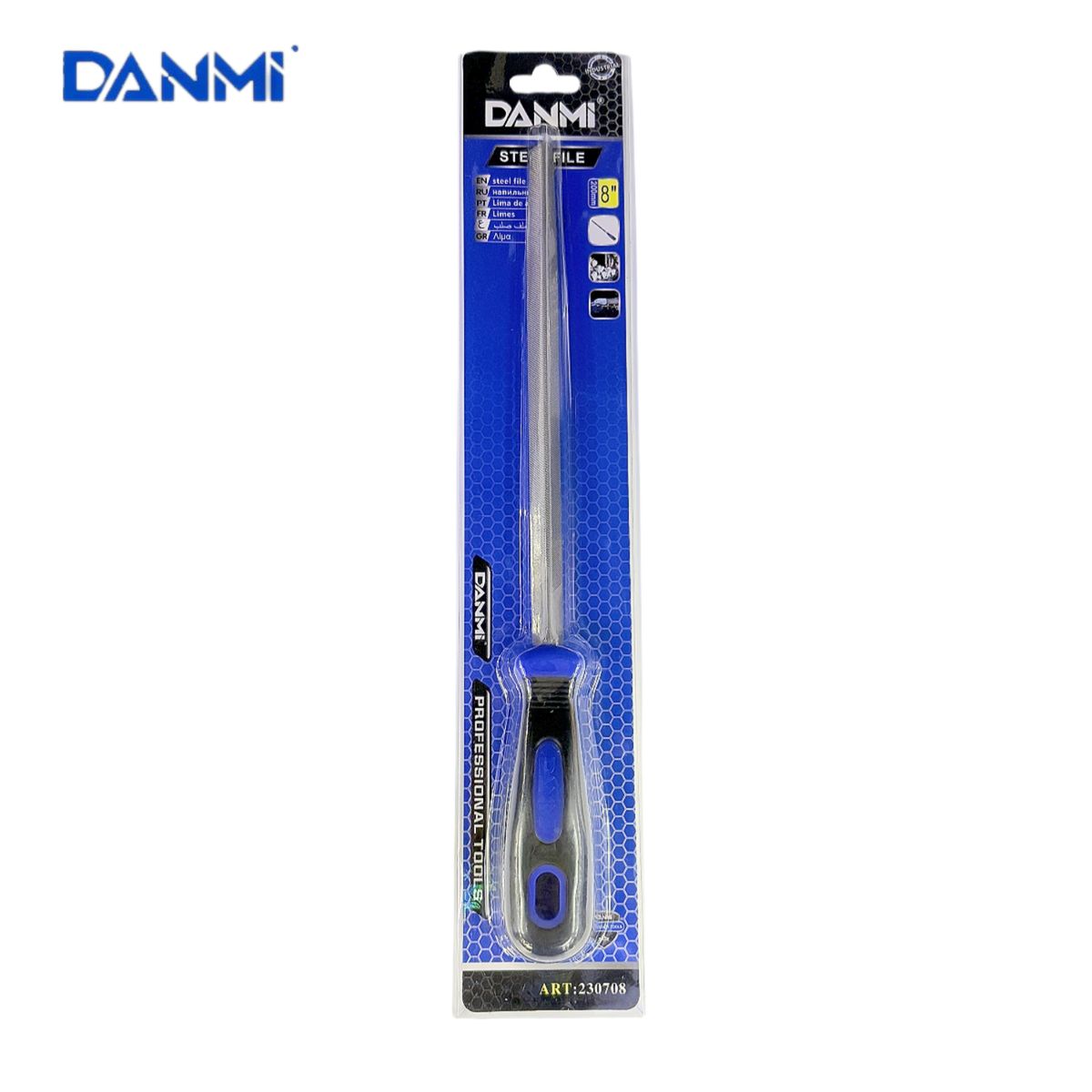 DANMI - Lima Triangular  8 Pulgadas Con Asa - Danmi