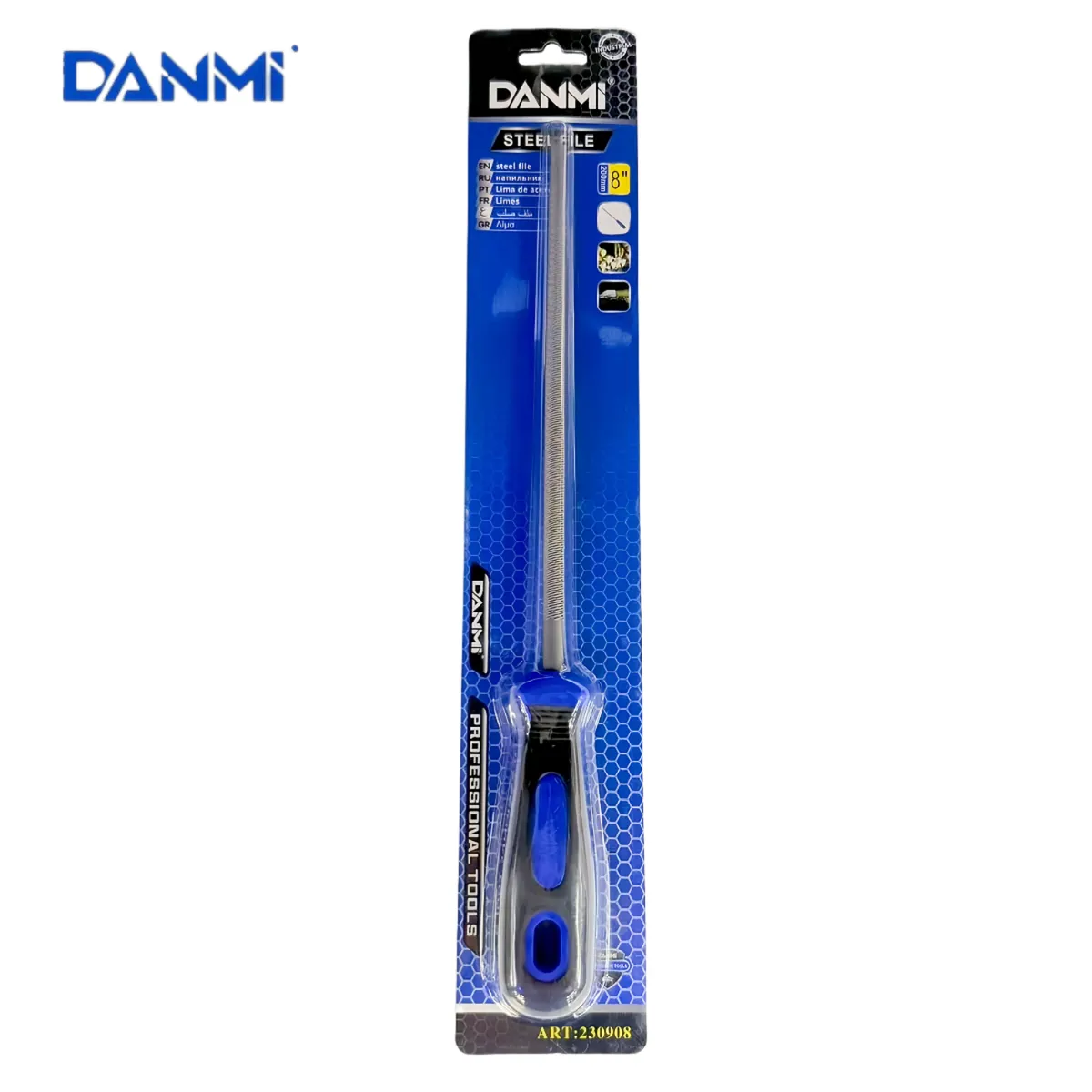DANMI - Lima Escofina Redonda Circular 200mm Industrial Danmi