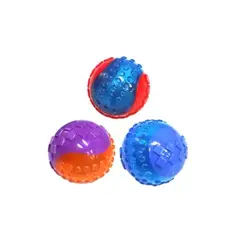 GENERICO - Juguete para mascotas pelota luminosa multicolor 6.3cm Color Aleatorio