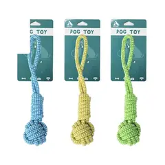 GENERICO - Bola de cuerda trenzada 32cm 90g Color Aleatorio