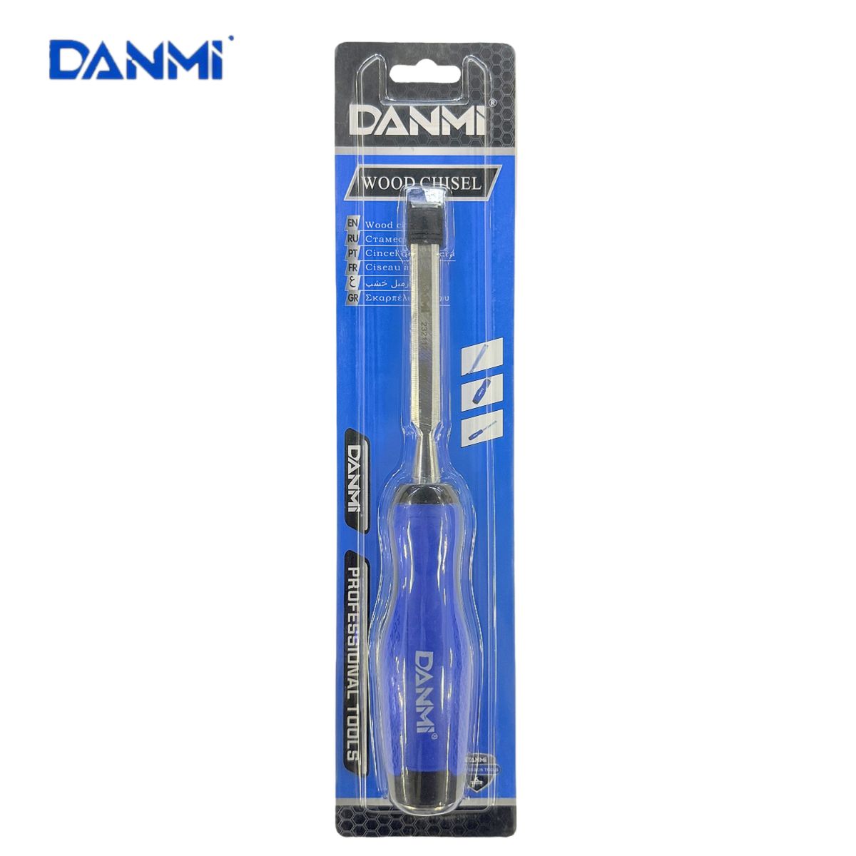 DANMI - Formon 12mm Industrial  Madera Acero Vanadio Danmi
