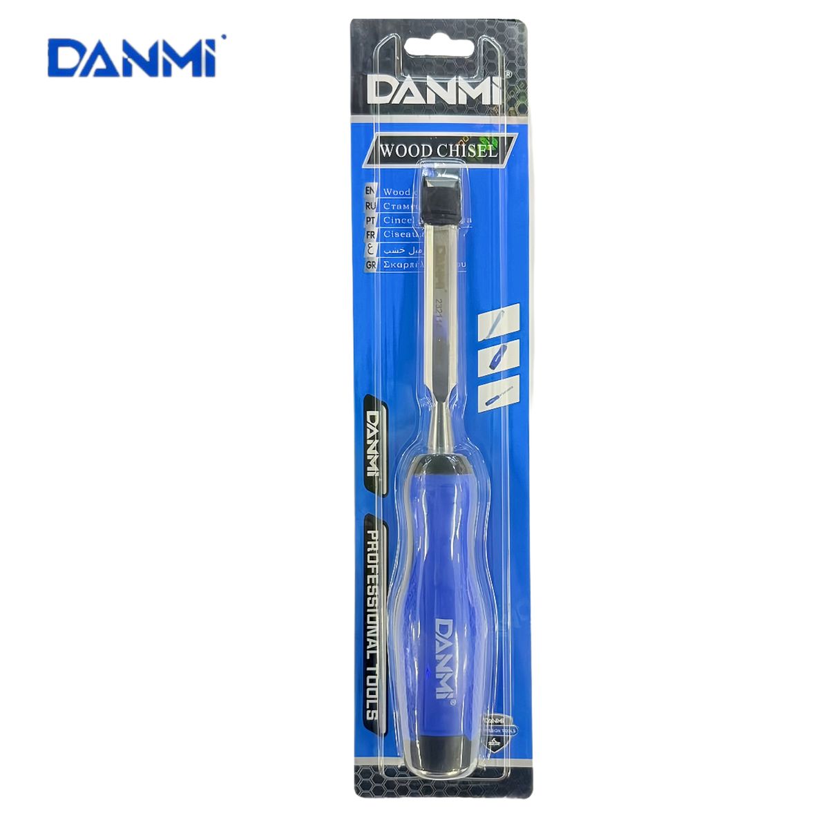 DANMI - Formon 14mm Industrial  Madera Acero Vanadio Danmi