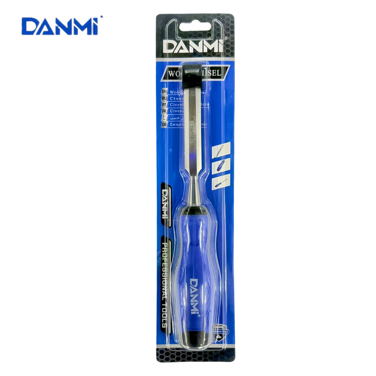 DANMI - Cincel Para Carpintería De Acero Inoxidable De 16 Mm