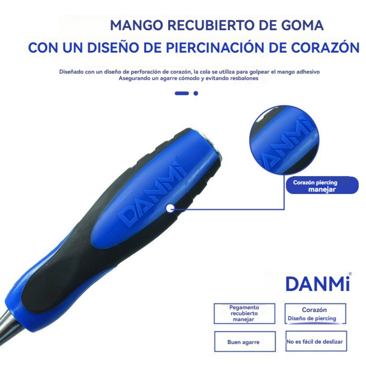 DANMI - Juego De Cinceles Para Trabajar La Madera De 3 Piezas