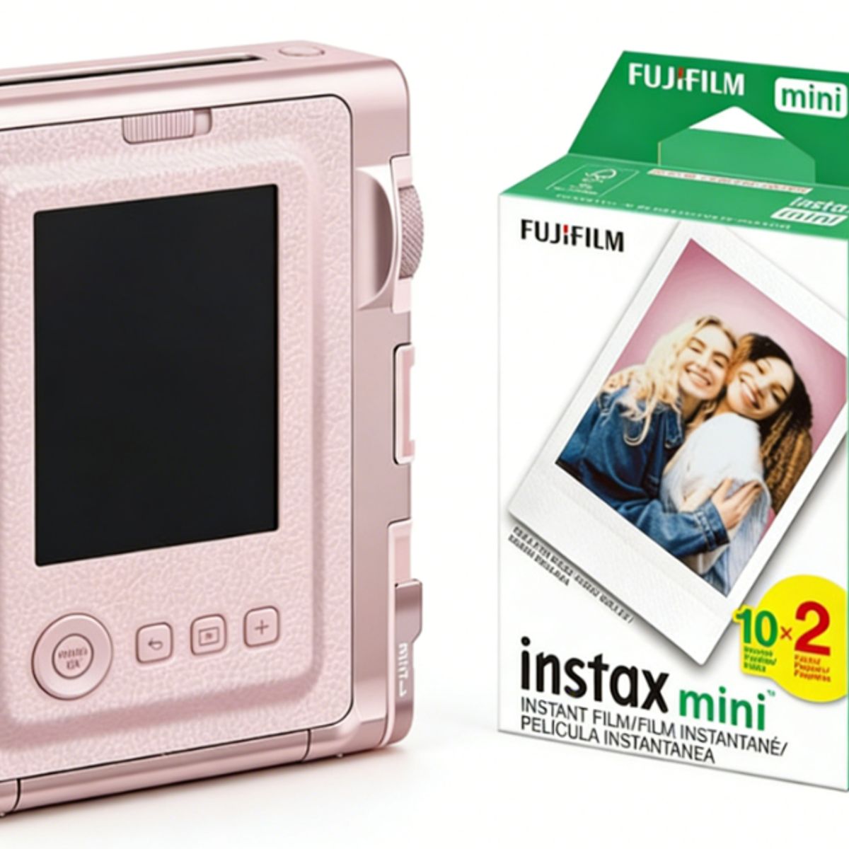 FUJIFILM - Fujifilm Instax Mini Evo Gentle Rose+20 pcs film