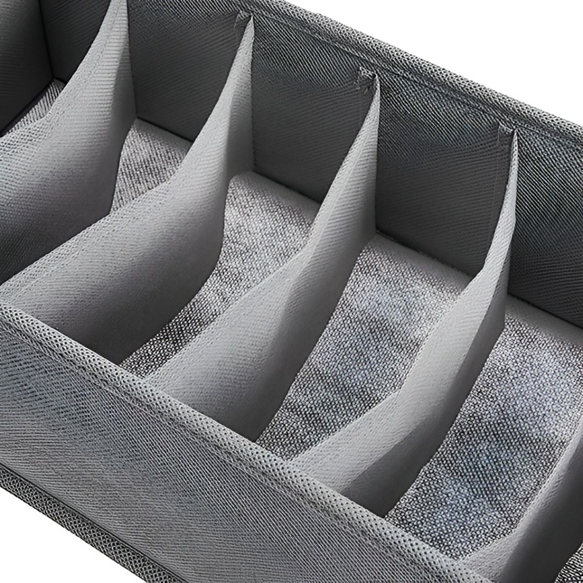 VIDA BUENAS - Organizador de Poleras X6, Caja Organizadora Interior para Closet, Color Gris