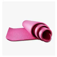 GENERICO - Mat 10mm yoga pilates extra grueso color rosa