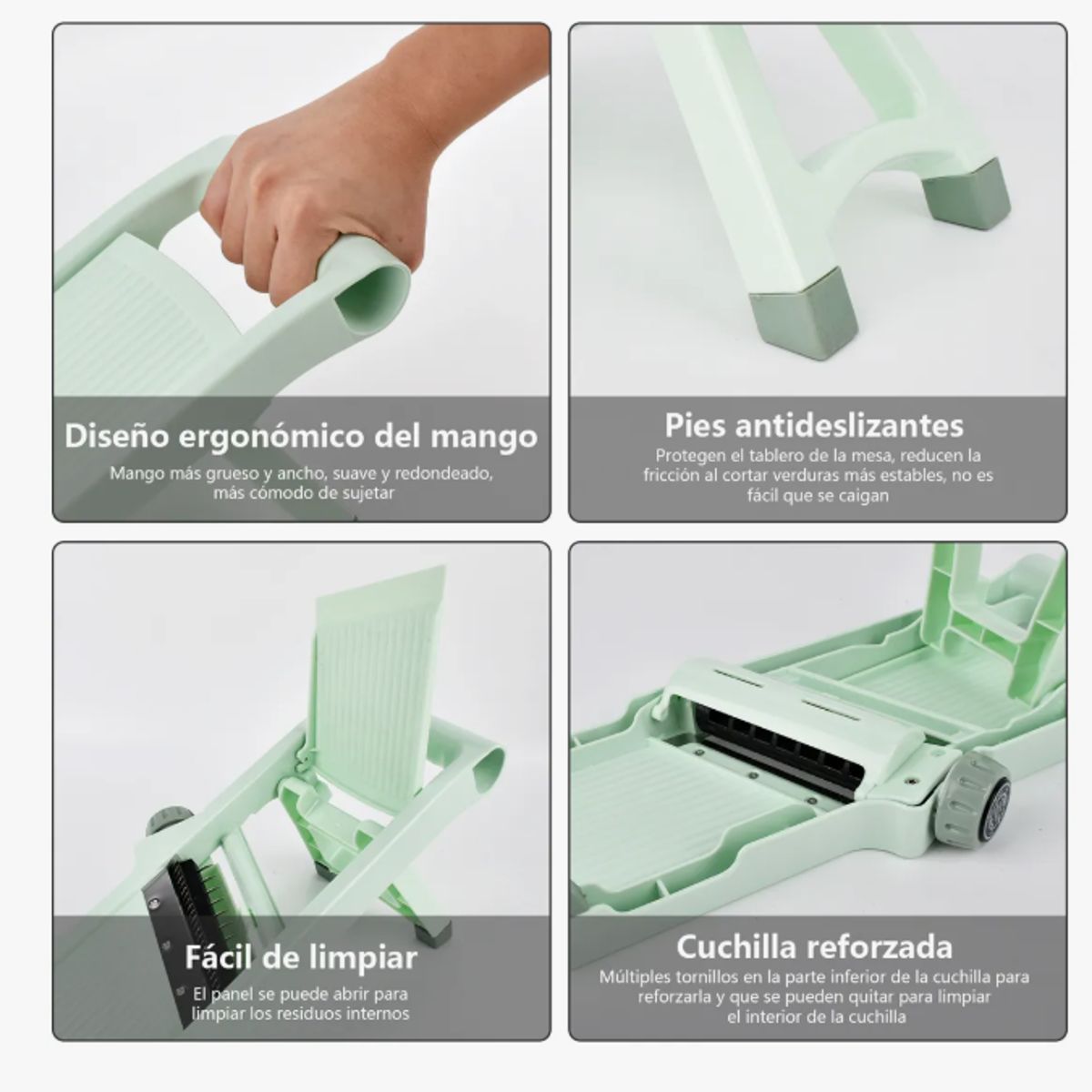 GENERICO - Mandolina Cortador Verduras Rallador Verduras Picador Cocina