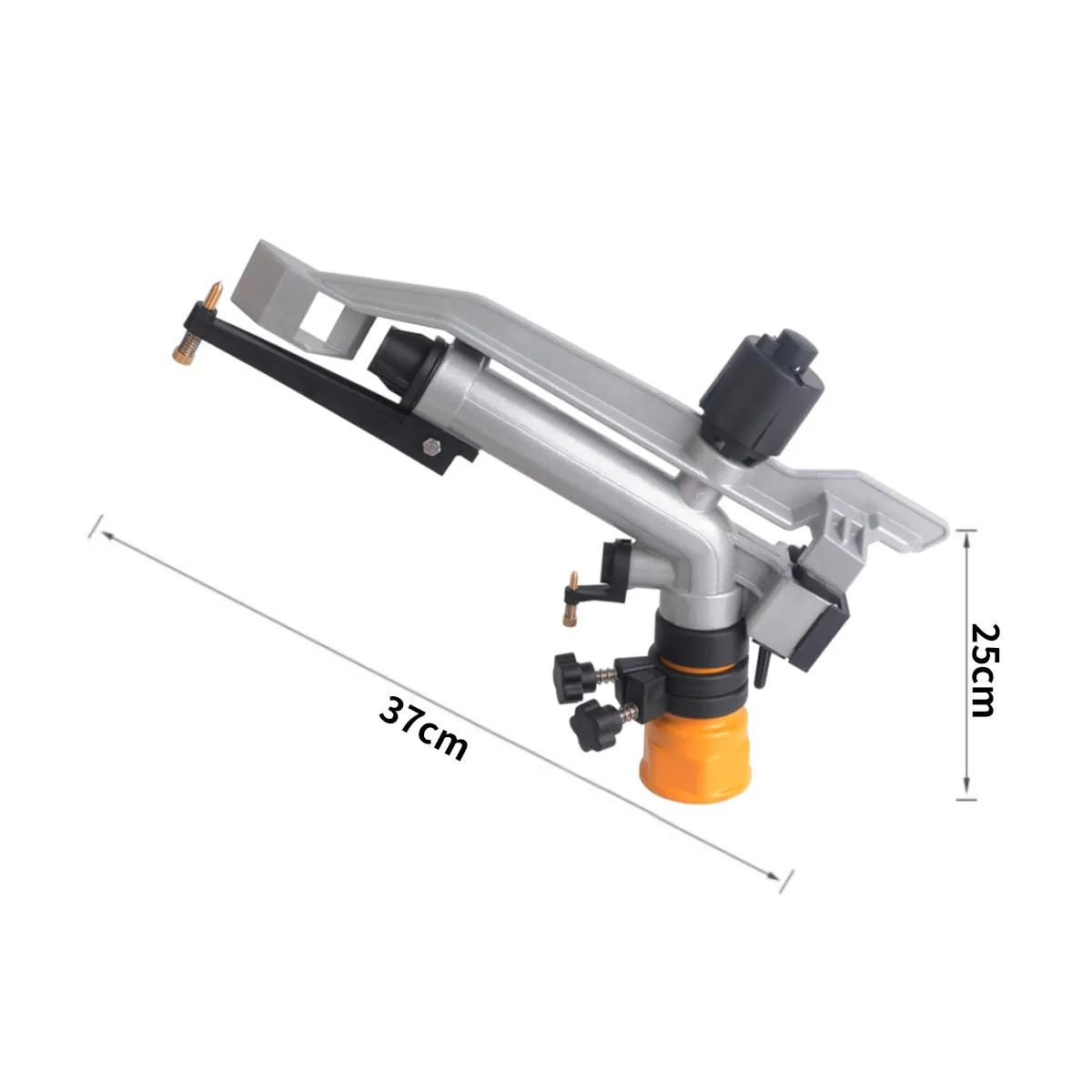 ATURE - Regador Riego Automático Rociador Giratorio,1-12 R- 18- 36m
