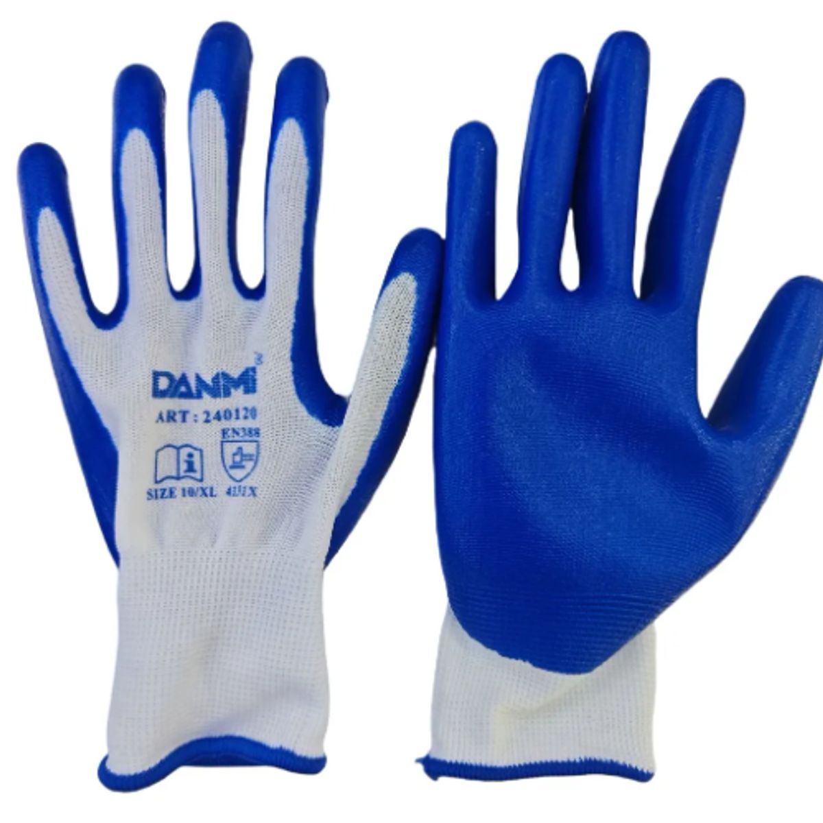 DANMI - Guantes De Nitrilo Resistentes Y Antideslizantes Danmi