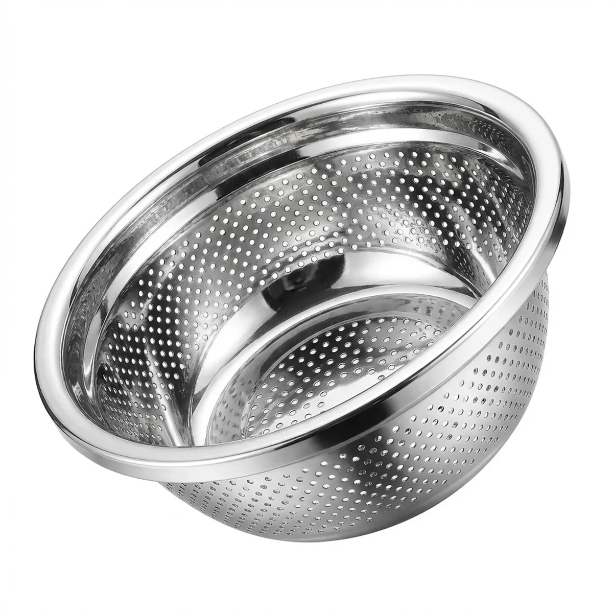 GENERICO - Colador de Acero Inoxidable Doble Capa 22cm-1 PCS