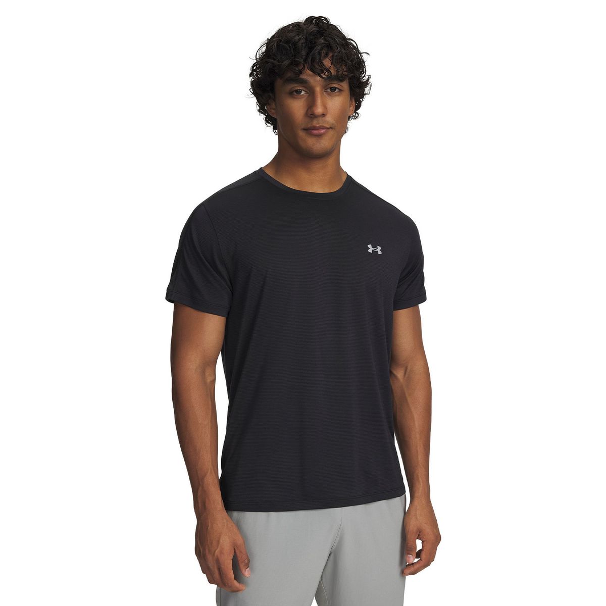 UNDER ARMOUR - Polera M/C Hombre Velociti Reflectante Ss Polera Negro UNDER ARMOUR