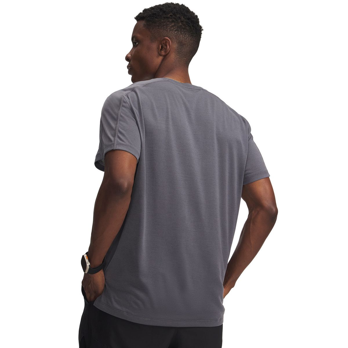 UNDER ARMOUR - Polera M/C Hombre Velociti Reflectante Ss Polera Gris UNDER ARMOUR