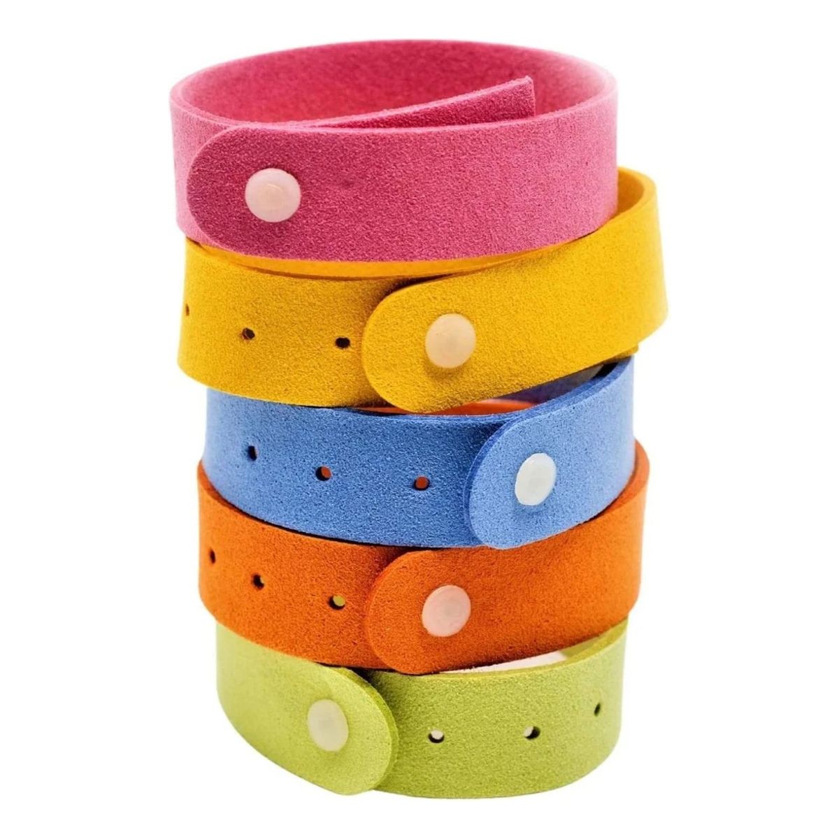 GENERICO - Pulsera Natural Repelente De Mosquito Microfibra Color Azar