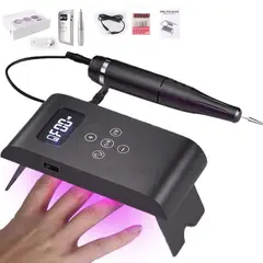 PUREPOWER - 2 en 1 Taladro de uñas recargable Pulidor De Uñas Profesional Drill Portátil Taladro De Uñas