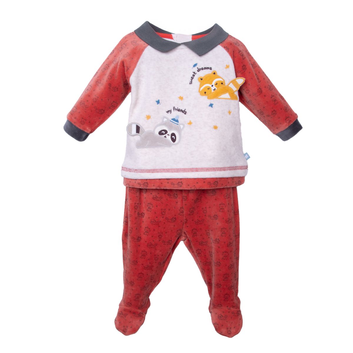 PILLIN - Conjunto  Rojo Niño Pillin PVD317-26TER