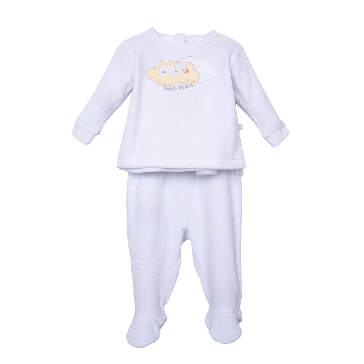 PILLIN - Conjunto Recién Nacido Unisex Blanco Unisex Pillin PVD304-26BCO