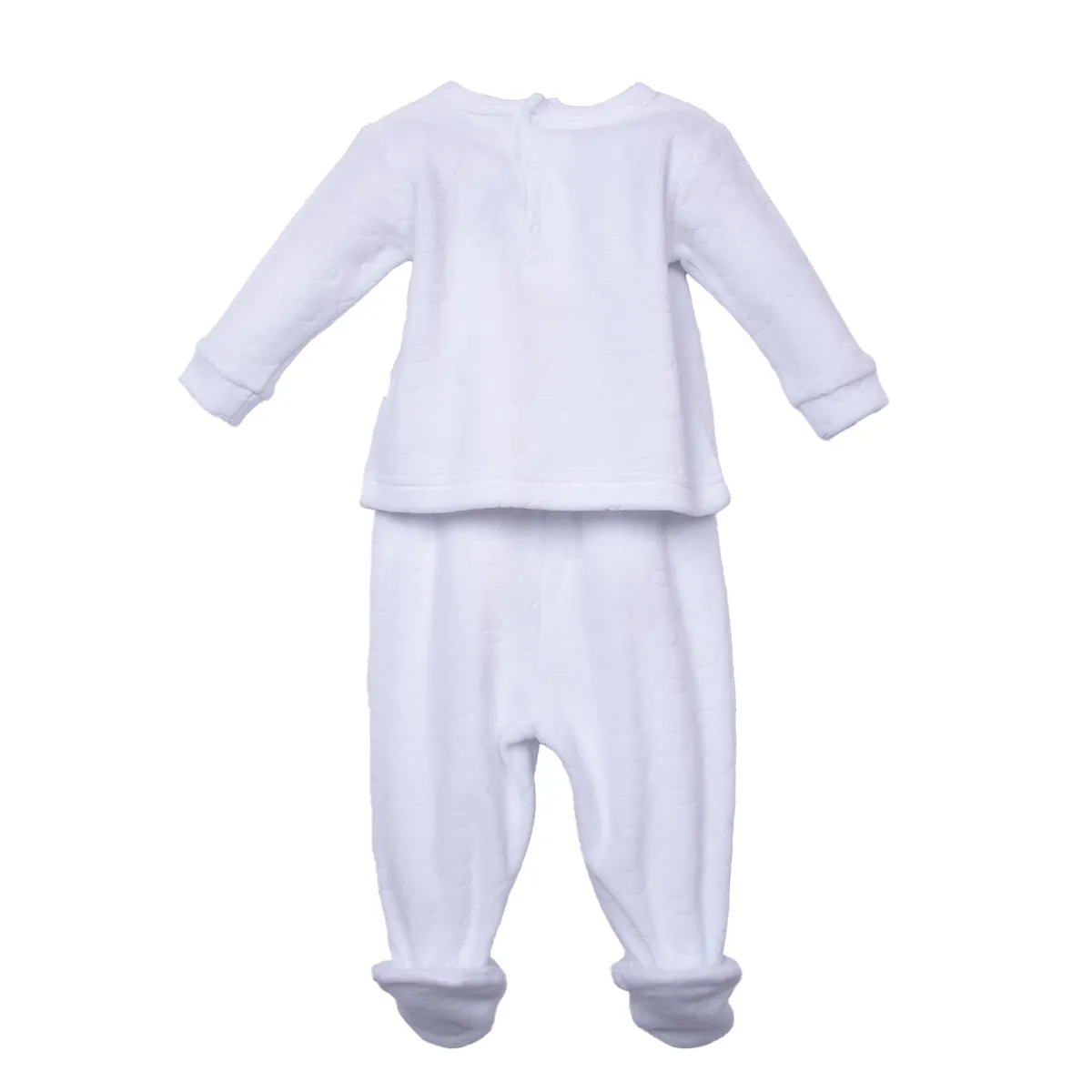 PILLIN - Conjunto Recién Nacido Unisex Blanco Unisex Pillin PVD304-26BCO