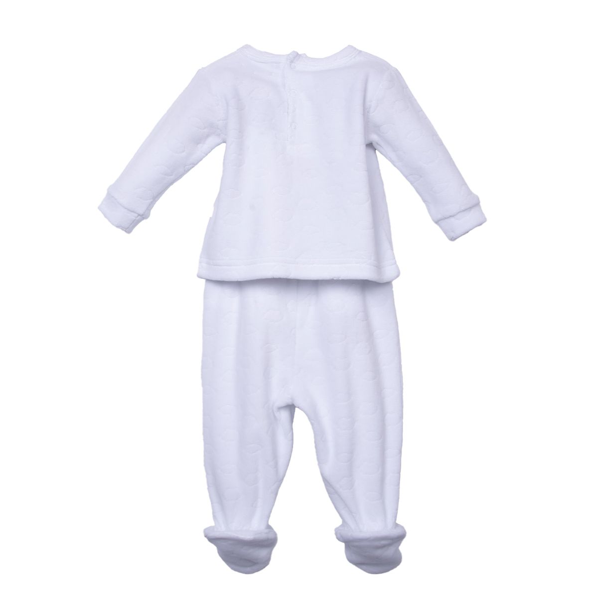 PILLIN - Conjunto Recién Nacido Unisex Blanco Unisex Pillin PVD304-26BCO