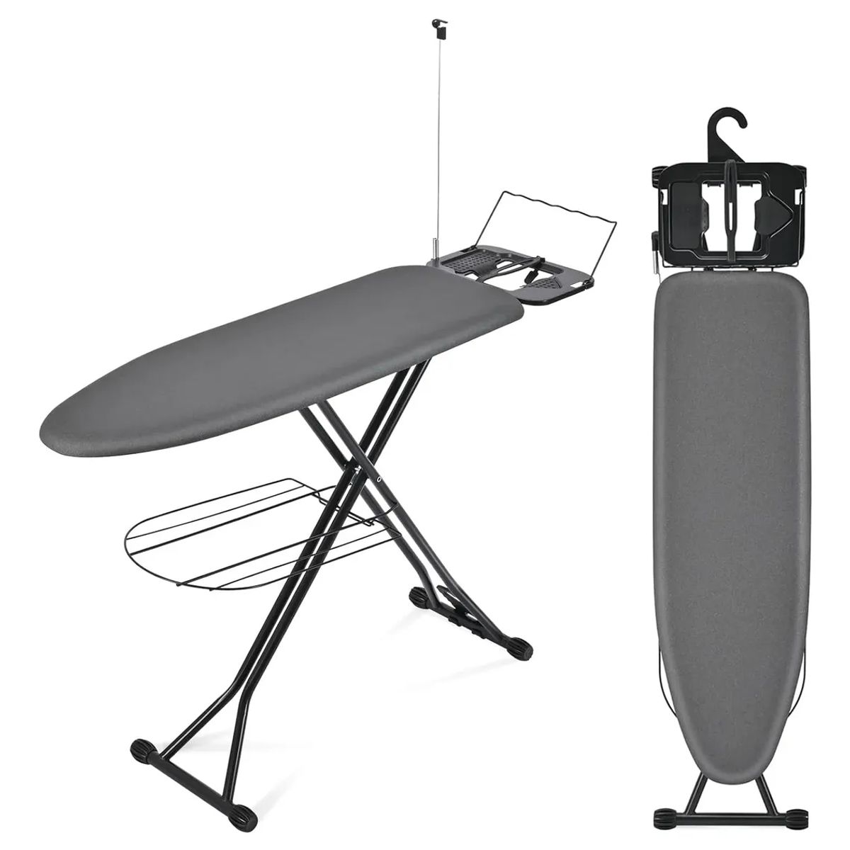 EVERSO - Tabla De Planchar De Mesa Plegable Portátil Altura Ajustable