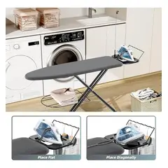 EVERSO - Tabla De Planchar De Mesa Plegable Portátil Altura Ajustable
