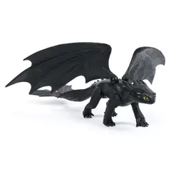 DRAGONS - Figura Articulada Chimuelo Negro Cómo Entrenar A Tu Dragón