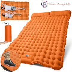 PUREPOWER - Colchón Inflable Doble Para Acampar Colchoneta Autoinflable