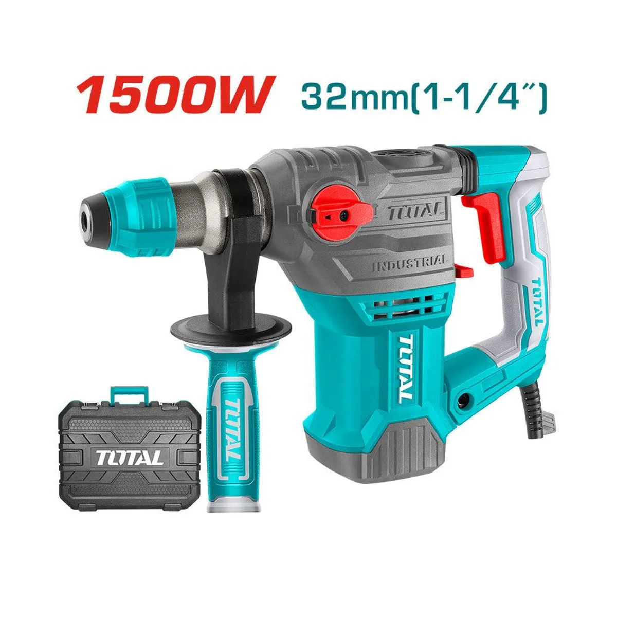 TOTAL TOOLS - ROTOMARTILLO TOTAL 1500W 5.5J 7KG TH1153216-7