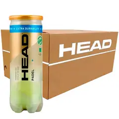 HEAD - Caja 24 Tarros de Pelotas Pádel Pro S+ 3B