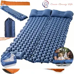 PUREPOWER - Colchón Inflable Doble Para Acampar Colchoneta Autoinflable