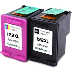 GENERICO - Cartuchos De Tinta Compatible Para 122xl Negrotricolor