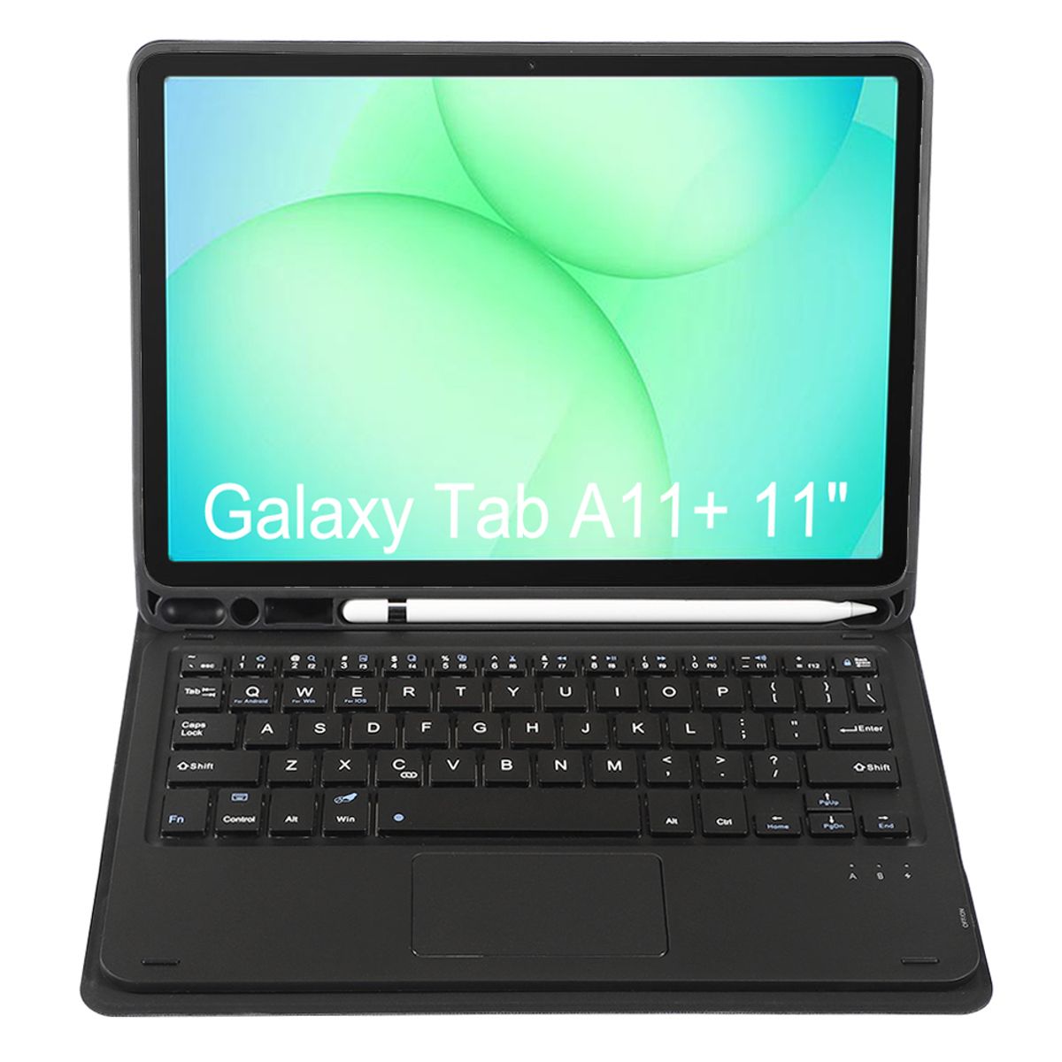 RENVMEXY - Funda con teclado Bluetooth y touchpad para Samsung Galaxy Tab A11+ 11