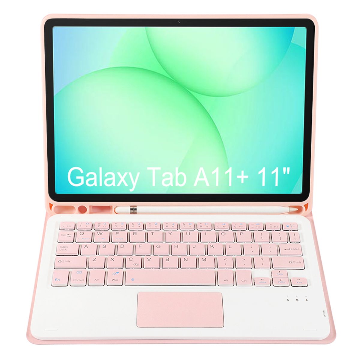 RENVMEXY - Funda con teclado Bluetooth y touchpad para Samsung Galaxy Tab A11+ 11
