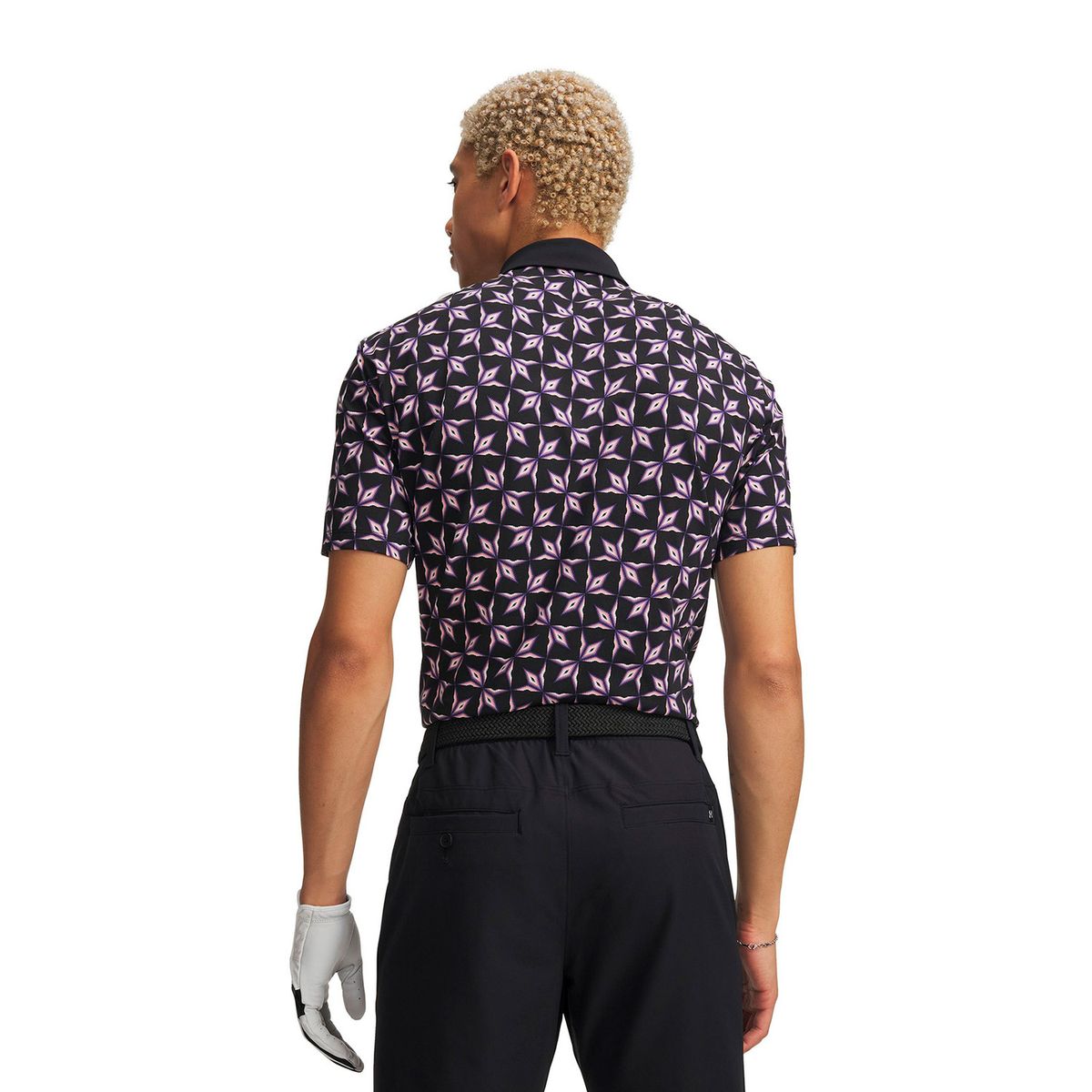 UNDER ARMOUR - Polera Hombre M/C UA Armourdry Printed Negro UNDER ARMOUR