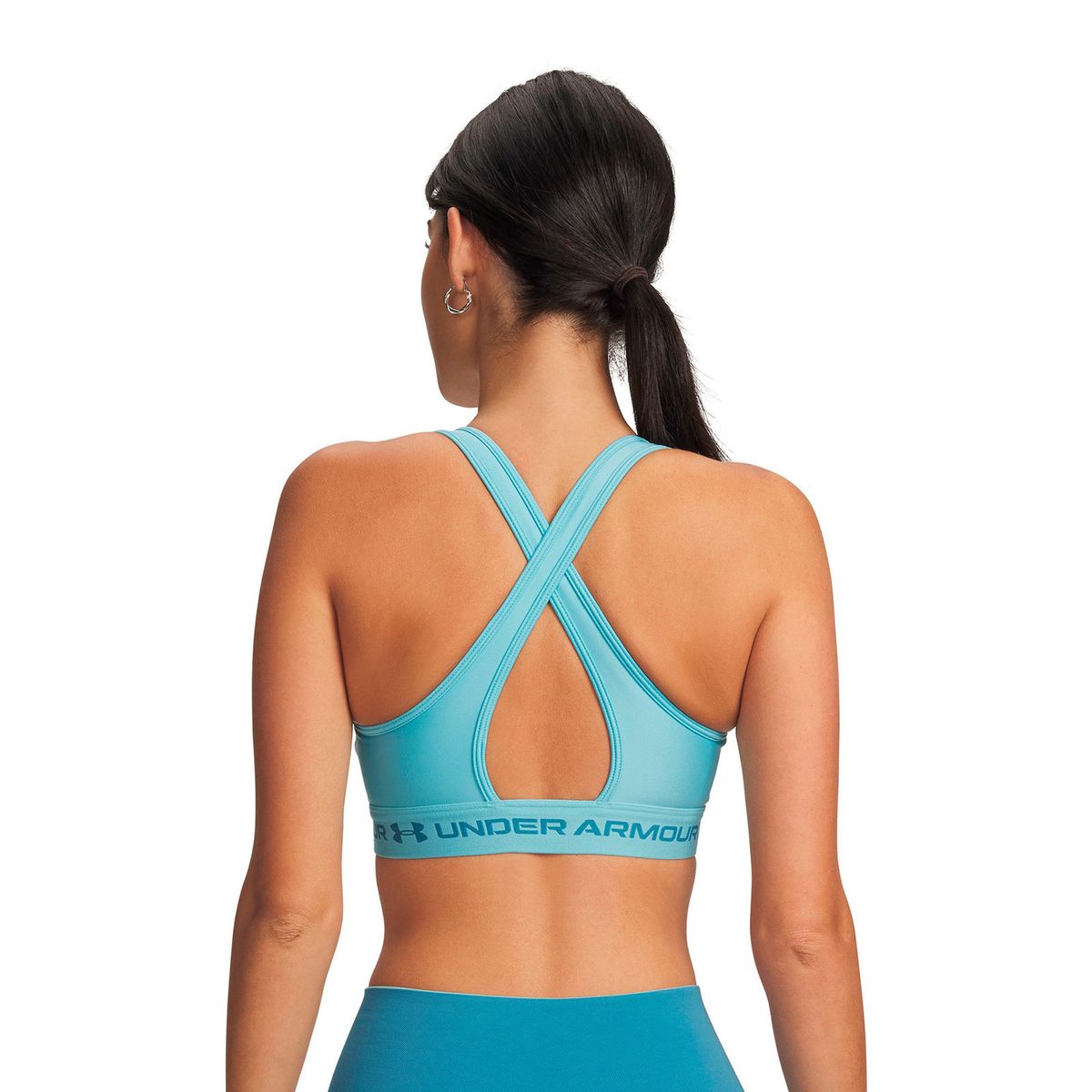 UNDER ARMOUR - Peto UA Armour Mid Crossback Azul Mujer UNDER ARMOUR