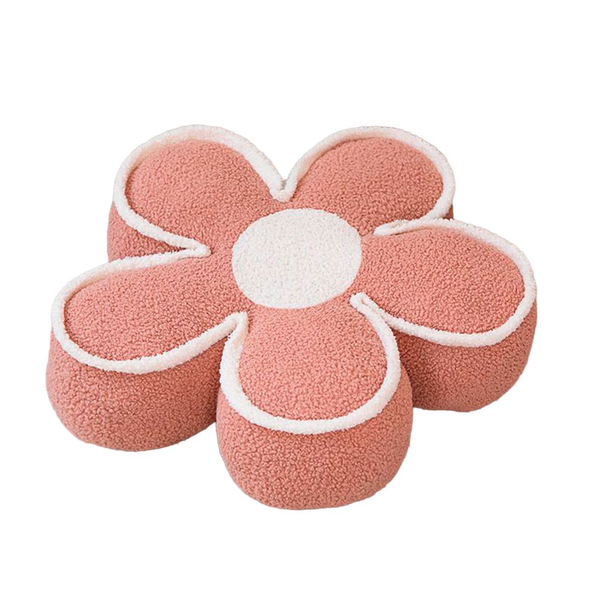 GENERICO - Cojín Decorativo Flor  Diseño Moderno Color Rosa
