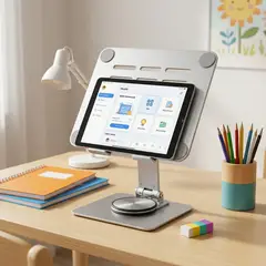 ARMONIA - Base Tablet 360° Ajustable Ergonómica de Escritorio