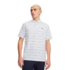 UNDER ARMOUR - Polera Manga Corta UA Drive Chill Printed Blanco Hombre