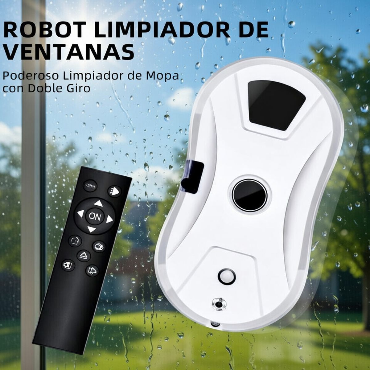 MOVI - Robot Limpiador de Vidrios Automático  Limpieza sin Esfuerzo para Ventanas y Vidrios en Chile