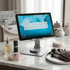 ARMONIA - Base Tablet Giratoria 360° para Uso de Belleza