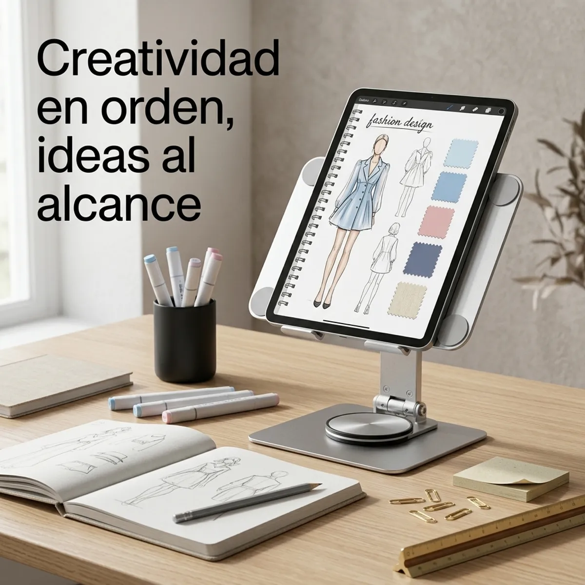 ARMONIA - Base Tablet 360° Ajustable Ergonómica de Escritorio