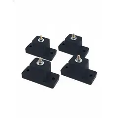 GENERICO - Pack 4 Soportes de goma para Aire Acondicionado Unidad Exterior