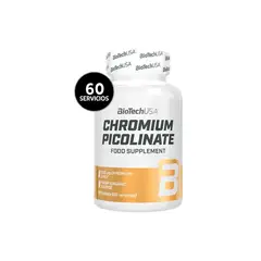 BIOTECH USA - PICOLINATO DE CROMO 60 TABLETAS - BIOTECHUSA