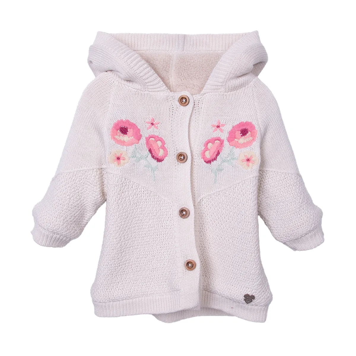 PILLIN - Chaleco  Blanco Niña Pillin PVD921-26CRU