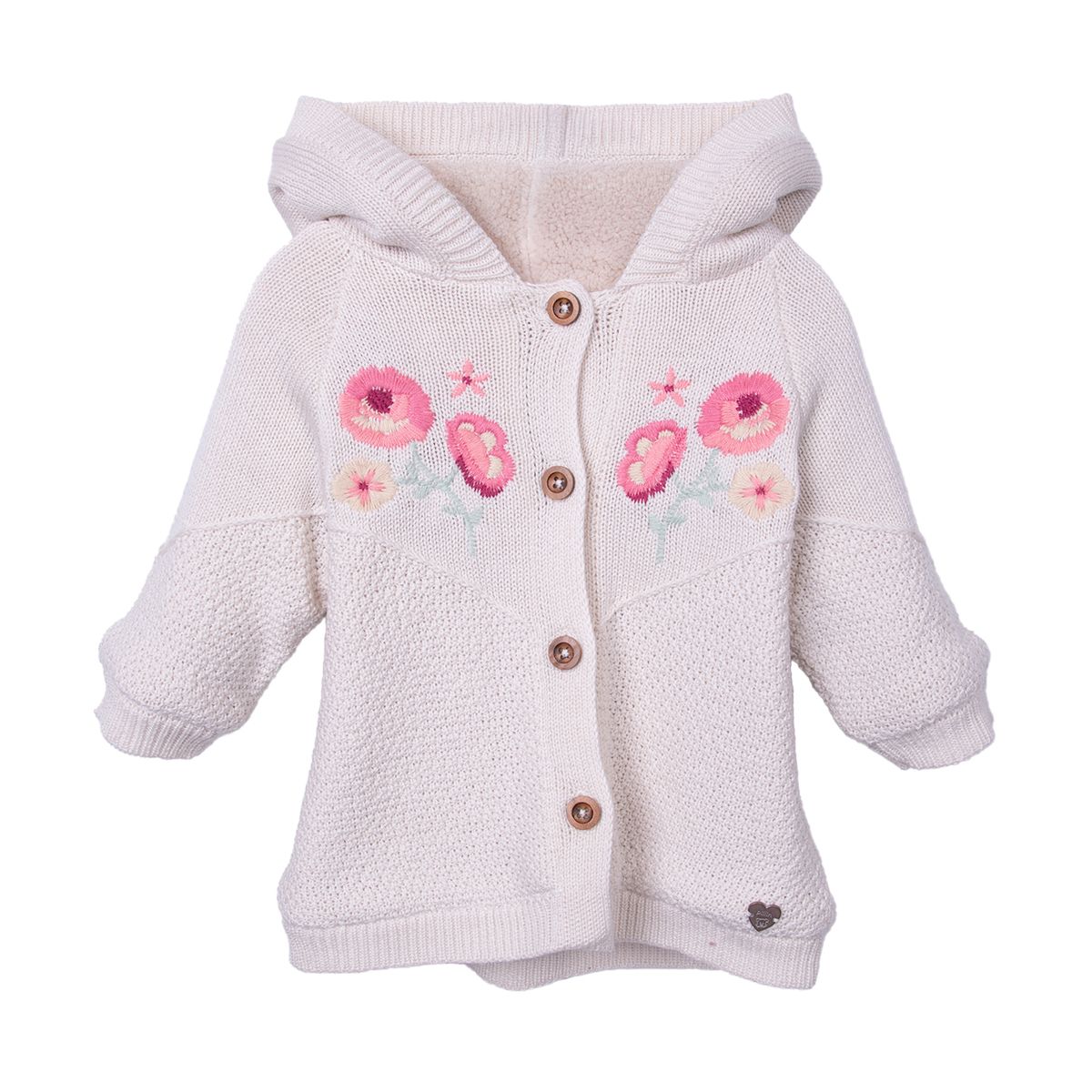 PILLIN - Chaleco  Blanco Niña Pillin PVD921-26CRU