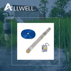 ALLWELL - BOMBA SUMERGIBLE POZO 3" 1.5 HP Q+ 3SDM3.5/22-1.1