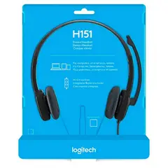 LOGITECH - Audífonos On-Ear - H151 (Video Conferencia) 3.5 mm