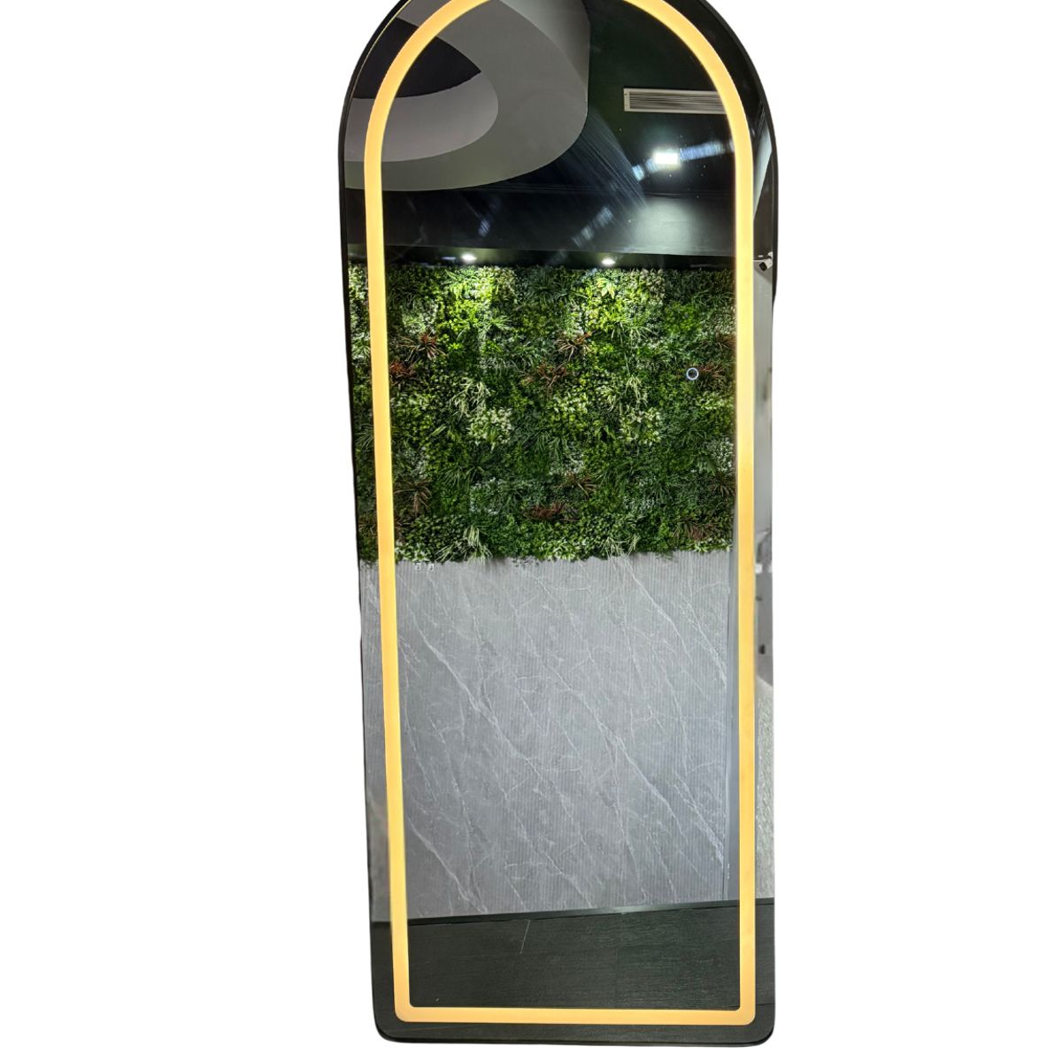 GENERICO - Espejo LED de Cuerpo Entero de Muro L06 Black 70×150 cm