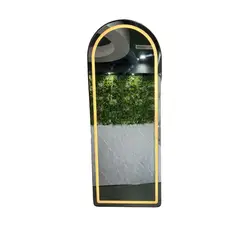 GENERICO - Espejo LED de Cuerpo Entero de Muro L06 Black 70×150 cm