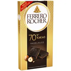 FERRERO ROCHER - Barra Chocolate 70% Cacao 90 g